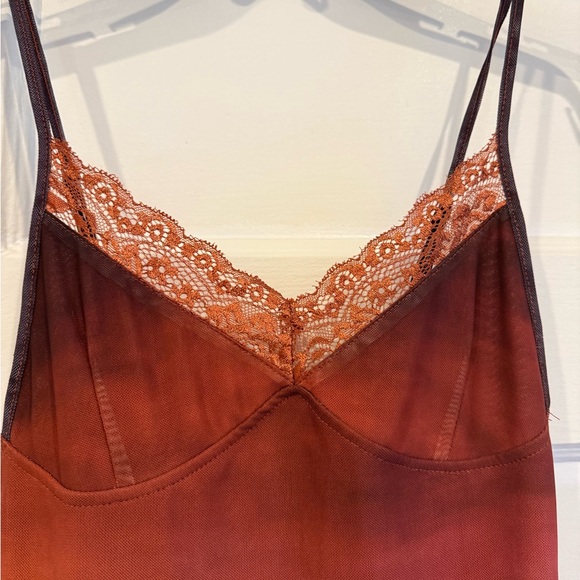 Motel Rocks Terracotta Slip Dress - Picture 2 of 4